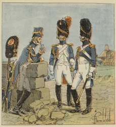 Kaiserliche Garde, Grenadiere, Kleine Uniform, Große Uniform, Felduniform