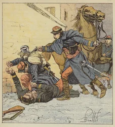 Oberst Choppin-Merey tötet einen undisziplinierten Soldaten