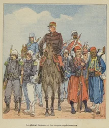 General Duchesne und die Expeditionsstreitkräfte
