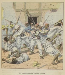 Die Sergeanten Delalbre und Argaud in Antsirabe