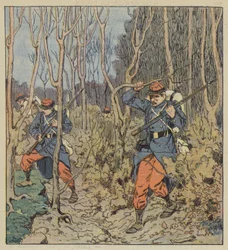 Unsere Soldaten im Wald