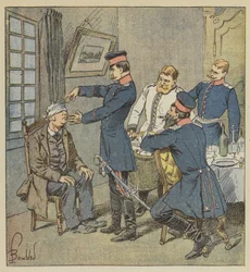 Eine Szene des Schlafwandelns