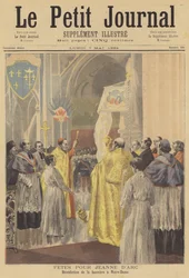 Zeremonie zu Ehren von Jeanne d
