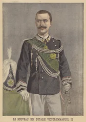 Viktor Emanuel III., der neue König von Italien