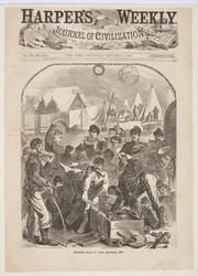 Weihnachtsgeschenke im Lager – Weihnachten, 1861