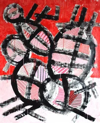 Dynamisches rotes Gitter