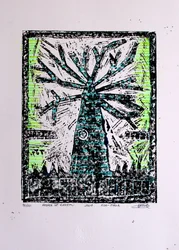 Lebendiger grafischer Baum