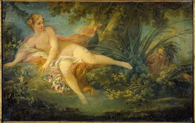 Die überraschte Nymphe