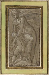 Akt mit Putto