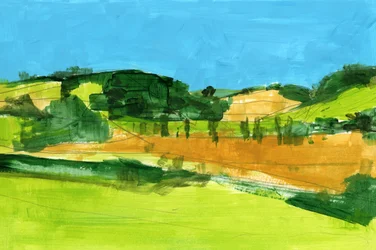 Abstrakte Landschaftsansicht