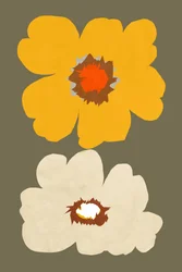 Abstrakte Blumenblüten