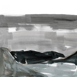 Abstrakte Graue Berge