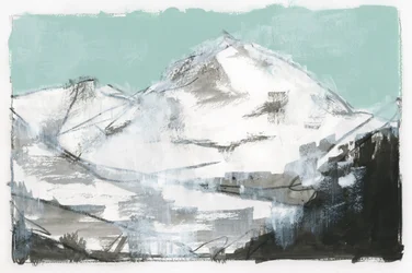 Abstrakte Berggipfel