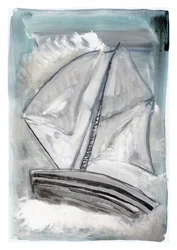 Abstrakte Segelreise