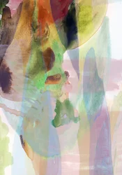 Abstrakter Aquarellfluss