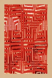 Fette Rote Geometrie