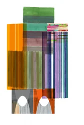 Bunte Abstrakte Schichten