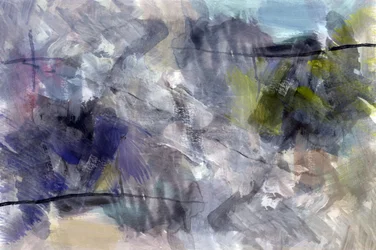 Dynamisches Blaues Abstrakt