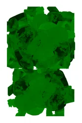 Dynamische grüne abstrakte Formen