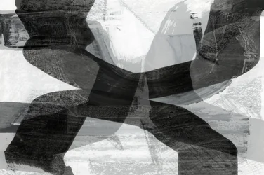 Dynamische Monochrome Striche