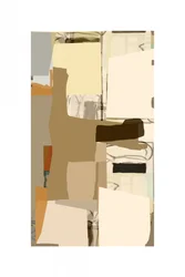 Erdige Abstrakte Collage