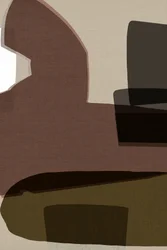 Erdige abstrakte Formen