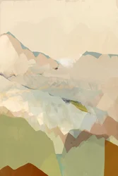 Erdige Berglandschaft
