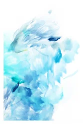 Flüssige blaue Abstraktion