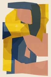 Moderne abstrakte Collage