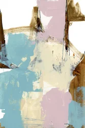 Moderner Blush-Gold-Abstrakt