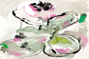 Moderne Blumenblüte
