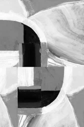 Monochrome geometrische Kurven