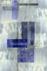 Gedämpfte blaue Geometrie