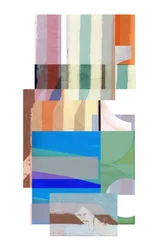 Gedämpfte Geometrische Collage