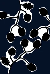 Marine Botanische Silhouette