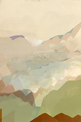 Friedliche Berglandschaft