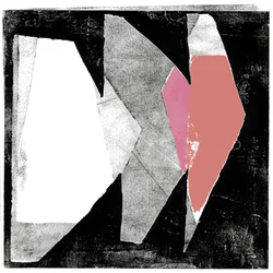 Rosa Terrakotta geometrische Collage