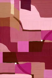 Rosa und Braune Abstraktion