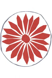Rote Volksblume