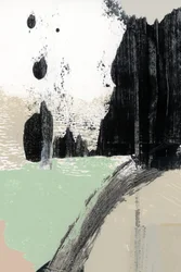 Gelassene Abstrakte Landschaft