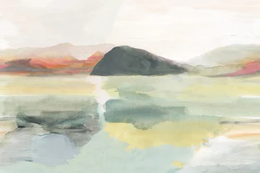 Serene Bergreflexionen