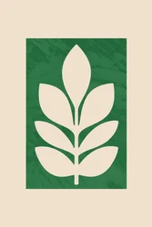 Einfacher Botanischer Stiel