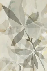 Transparente botanische Überlappung