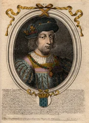Porträt von Philipp V. der Lange (1294-1322), König von Frankreich - Philipp V. (1294-1322) 