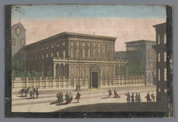 Ansicht des Palazzo Doria-Tursi in Genua