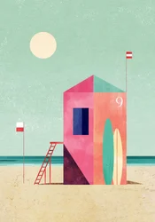 Strandhütte Nummer Neun