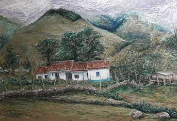 Andenlandschaft - Llano Largo, Venezuela