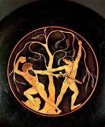 Theseus mit dem Räuber Sinis