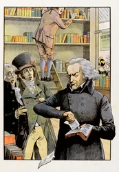 In einer Buchhandlung, Theophile Malo Corret de La Tour d