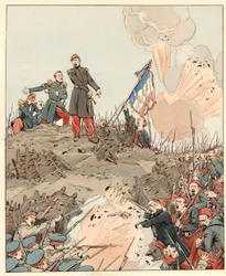 Belagerung von Sebastopol während des Krimkrieges, General Patrice de Mac-Mahon (Mac Mahon) (1808-1893) antwortete „J